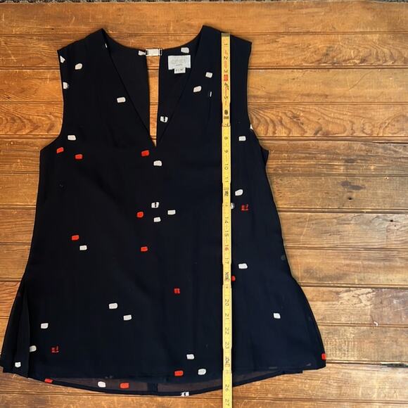 Womens Jason Wu black v neck sleeveless top size 4 - Picture 7 of 9